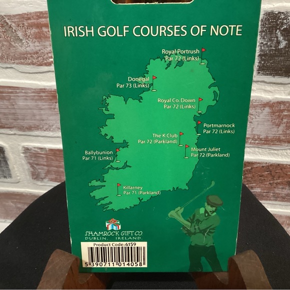 “3/$15” - New Ireland Brass Golf Ball Markers - NIP - Never Opened - Irish Golf - Picture 4 of 4